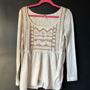 Free People Long Sleeve Top